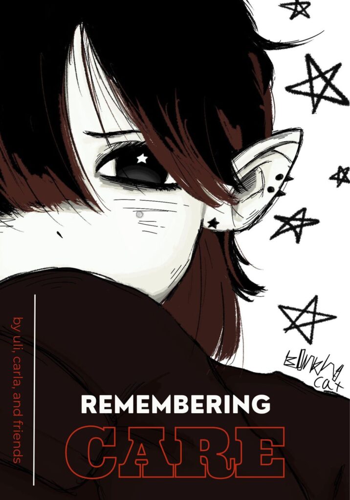 "Remembering Care" zine cover